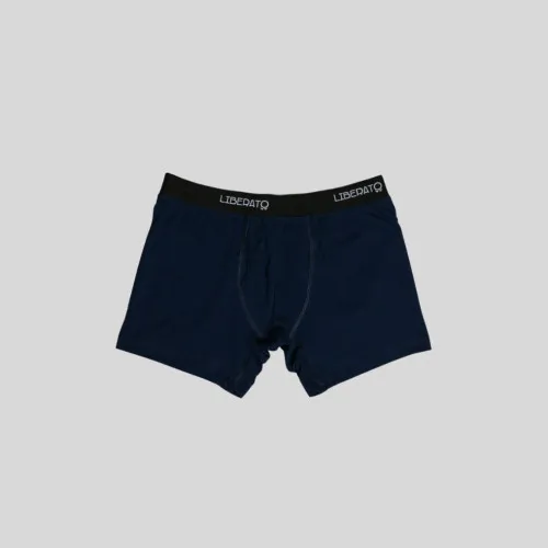 BOXER LIBERATO BASICS GOMA NEGRA  AZUL MARINO