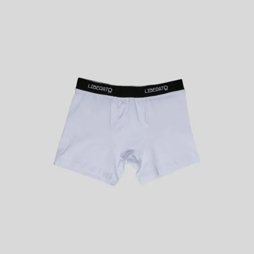 BOXER LIBERATO BASICS GOMA NEGRA  BLANCO
