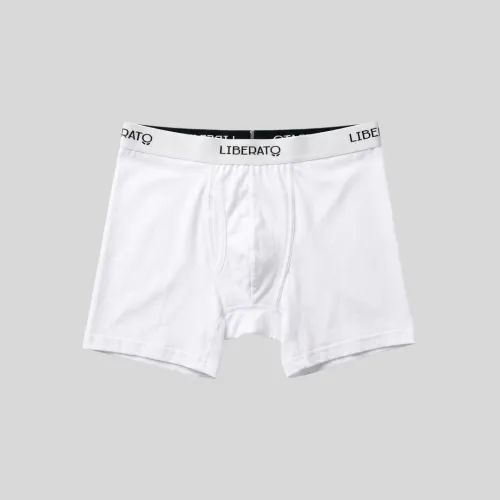BOXER LIBERATO BASICS GOMA BLANCA BLANCO