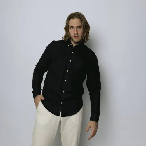 CAMISA LIBERATO BASICS MANGAS LARGAS NEGRA