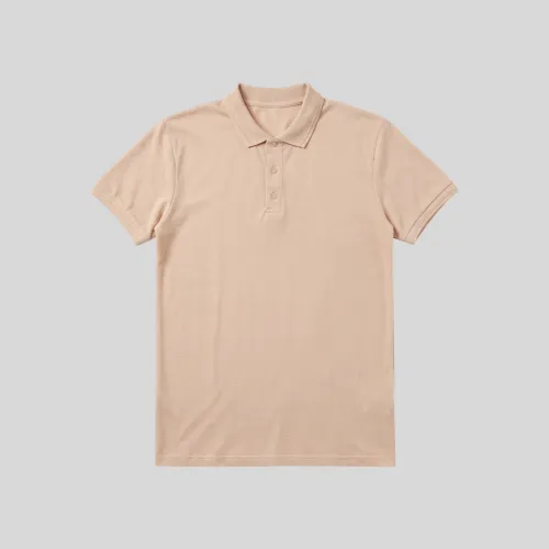 REMERA LIBERATO BASIC CUELLO POLO SALMON