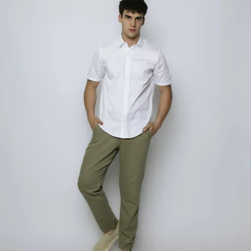 CAMISA LIBERATO MANGAS CORTAS BLANCA