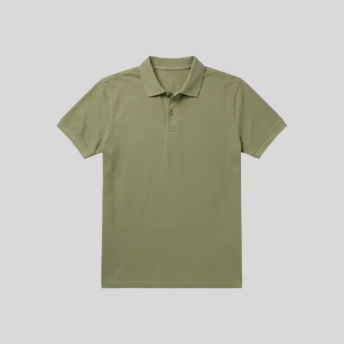 REMERA LIBERATO BASICS CUELLO POLO VERDE