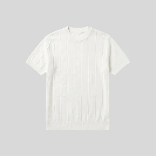 REMERA LIBERATO DE HILO BLANCA
