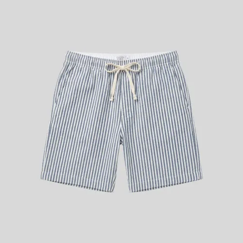 SHORT CON GOMA LIBERATO DE LINO RAYAS AZULES