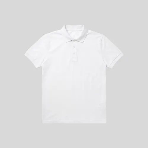 REMERA LIBERATO BASICS CUELLO POLO BLANCA
