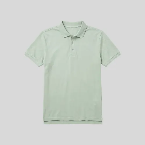 REMERA LIBERATO BASICS CUELLO POLO VERDE