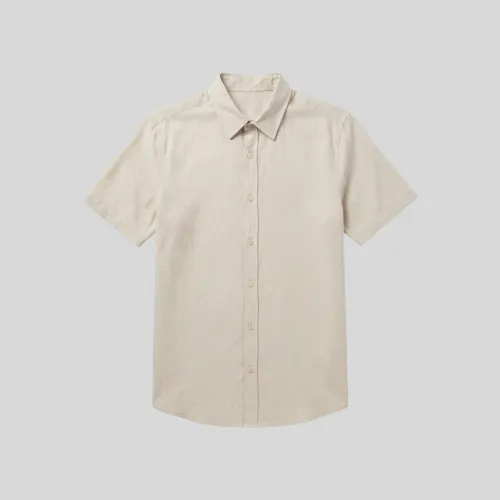 CAMISA LIBERATO BASICS MANGAS CORTAS BEIGE