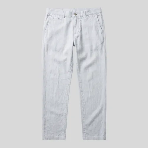PANTALON CHINO LIBERATO BASICS DE LINO CELESTE