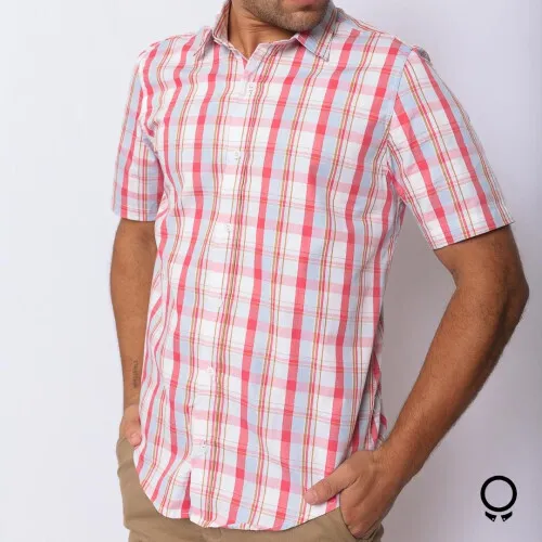 CAMISA LIBERATO BASICS MANGAS CORTAS RAYAS DE COLORES