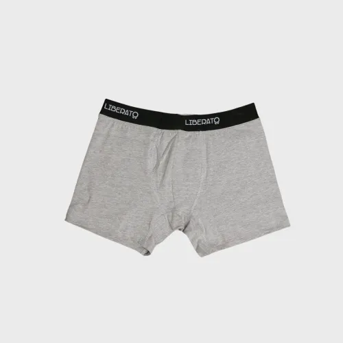 BOXER LIBERATO BASICS GOMA NEGRA GRIS