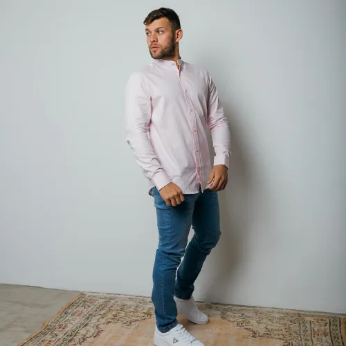 CAMISA LIBERATO BASICS MAO MANGAS LARGAS ROSADA